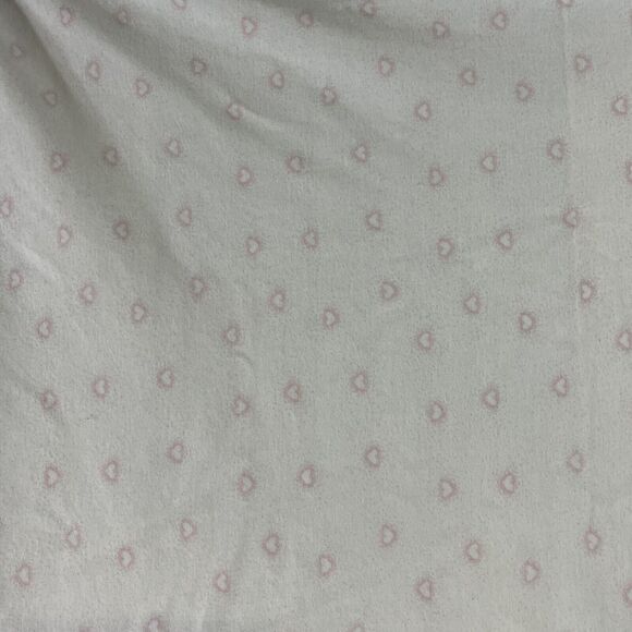 Precious Firsts by Carter’s White Pink Heart Baby Blanket Cotton Stretch Jersey - Picture 5 of 7